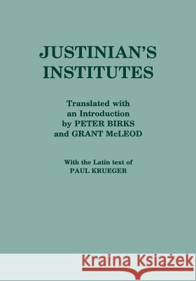 Justinian's Institutes Justinian 9780801494000 Cornell University Press - książka