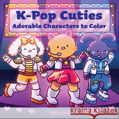 K-Pop Cuties Coloring Book: Cozy Coloring Book Molly Gum Coloring 9798317901967 Rock Point - książka