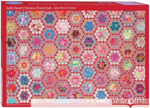 Kaffe Fassett’s Fabulous Florals Quilt Jigsaw Puzzle: 1000 Pieces, Dimensions 29.5? x 19.7? Kaffe Fassett 9781644031865 C & T Publishing - książka