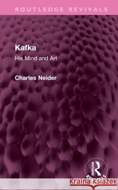 Kafka Charles Neider 9781032610948 Taylor & Francis Ltd - książka
