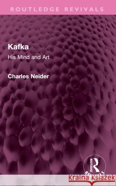 Kafka Charles Neider 9781032610962 Taylor & Francis Ltd - książka
