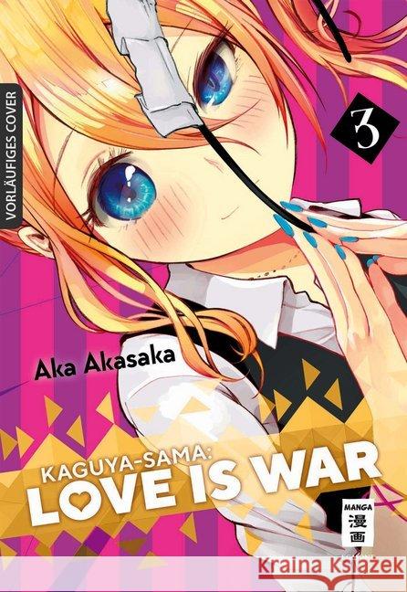 Kaguya-sama: Love is War. Bd.3 Akasaka, Aka 9783770426430 Egmont Manga - książka