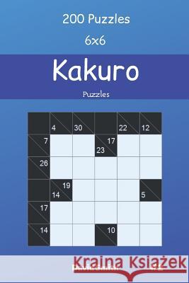 Kakuro Puzzles - 200 Puzzles 6x6 vol.2 David Smith 9781098953584 Independently Published - książka
