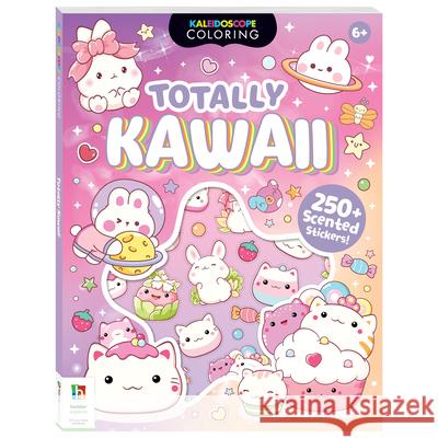 Kaleidoscope - Scented Sticker Coloring - Totally Kawaii  9781488979101 Kaleidoscope - książka