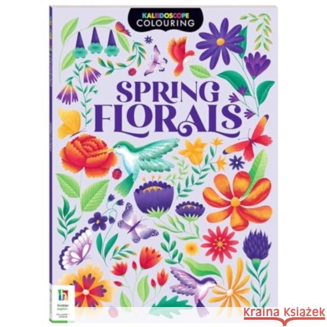 Kaleidoscope Colouring Spring Florals Hinkler Pty Ltd 9781488901539 Hinkler Books - książka