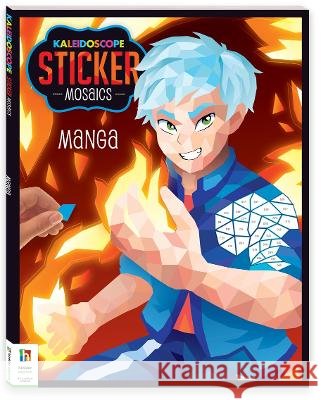 Kaleidoscope Sticker Mosaics Manga Hinkler Pty Ltd 9781488949074 Hinkler Books - książka