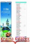 Kalendarz 2026 paskowy 13,5x50cm Podróże  5902277382399 INTERDRUK