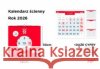 Kalendarz 2026 ścienny 30x30cm czerwony  8435721030111 MP Main Paper