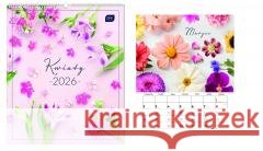 Kalendarz 2026 ścienny planszowy 33,5x40cm Kwiaty  5902277382481 INTERDRUK - książka