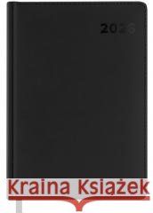 Kalendarz książkowy 2026 A4 czarny EASY  5905339459961 Easy Stationery - książka