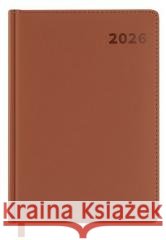 Kalendarz książkowy 2026 A5 brązowy EASY  5905339459831 Easy Stationery - książka