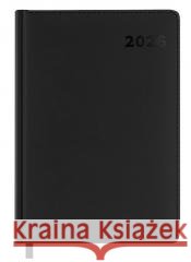 Kalendarz książkowy 2026 A5 czarny EASY  5905339459824 Easy Stationery - książka