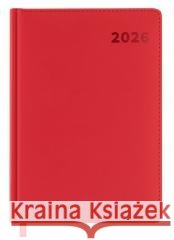 Kalendarz książkowy 2026 A5 czerwony EASY  5905339459800 Easy Stationery - książka