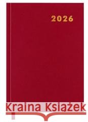 Kalendarz książkowy 2026 A5 czerwony EASY  5905339459954 Easy Stationery - książka