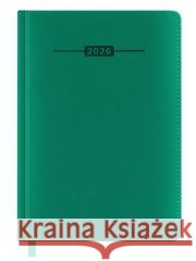 Kalendarz książkowy 2026 A5 zielony EASY  5905339459862 Easy Stationery - książka