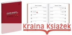 Kalendarz szkolny 2025/2026 B6 48 Cherry  5902277373540 INTERDRUK - książka
