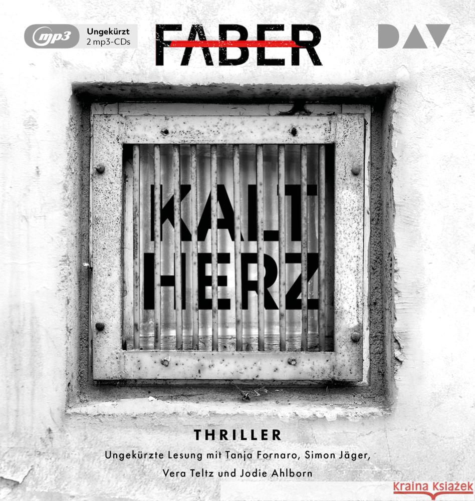 Kaltherz, 2 Audio-CD, 2 MP3 Faber, Henri 9783742423795 Der Audio Verlag, DAV - książka