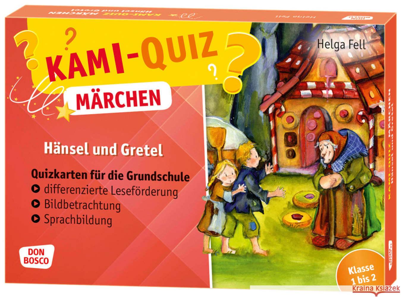 Kami-Quiz Märchen: Hänsel und Gretel Fell, Helga 4260179517402 Don Bosco Medien - książka