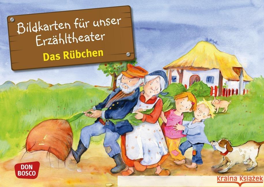 Kamishibai Bildkartenset - Das Rübchen : Bildkarten für unser Erzähltheater. Entdecken. Erzählen. Begreifen  4260179512346 Don Bosco Medien - książka