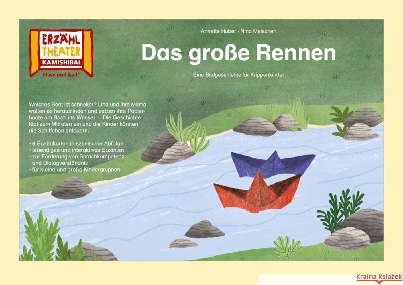 Kamishibai: Das große Rennen Huber, Annette, Meischen, Nina 4260505831691 Hase und Igel - książka
