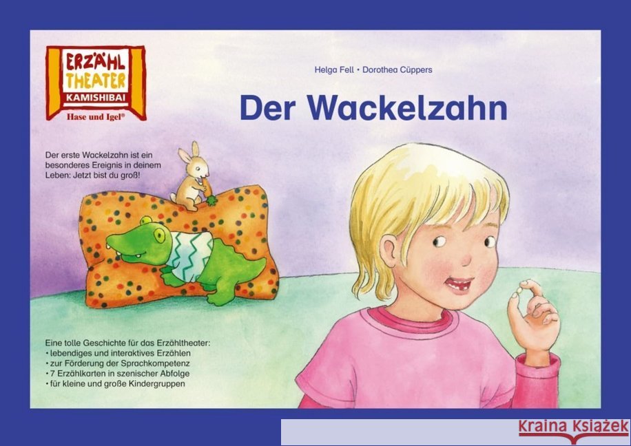 Kamishibai: Der Wackelzahn : 7 Bildkarten für das Erzähltheater Fell, Helga 4260505830120 Hase und Igel - książka