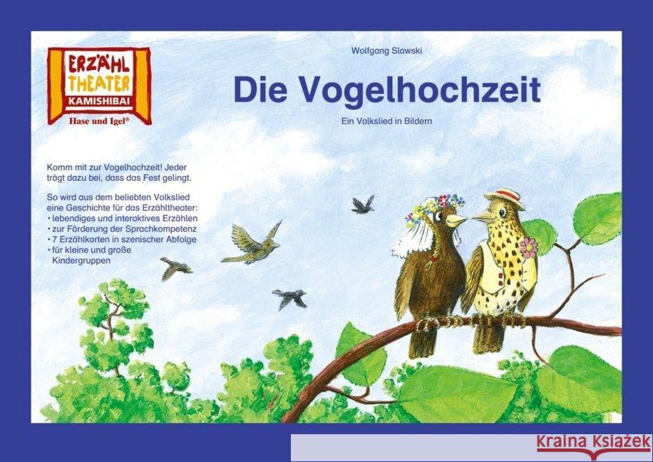 Kamishibai: Die Vogelhochzeit : 7 Bildkarten für das Erzähltheater  4260505830175 Hase und Igel - książka