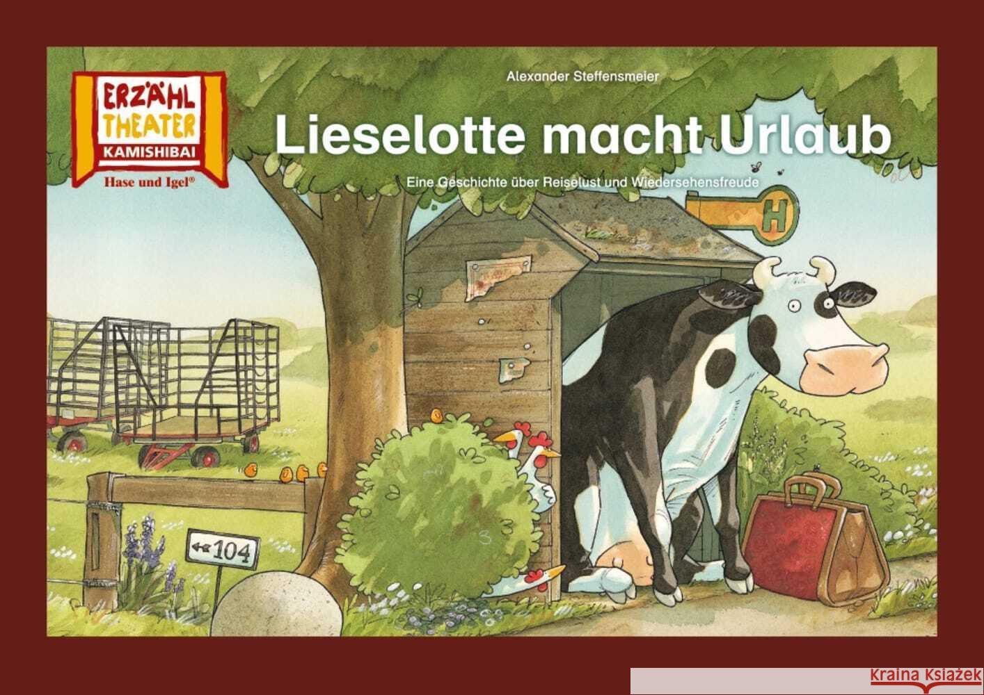 Kamishibai: Lieselotte macht Urlaub Steffensmeier, Alexander 4260505831714 Hase und Igel - książka