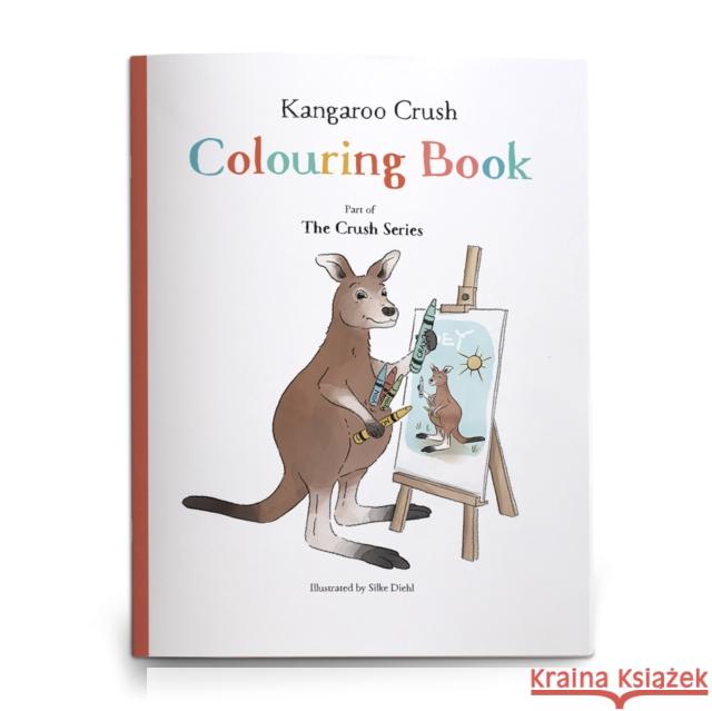 Kangaroo Crush Colouring Book  9788090812109 Crush Publishing - książka