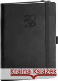 Kapesní diář Aprint Top 2026, černý  8595689358303 Presco Group - książka