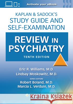 Kaplan & Sadock's Study Guide and Self-Examination Review in Psychiatry Marcia Verduin 9781975199111 Wolters Kluwer Health - książka