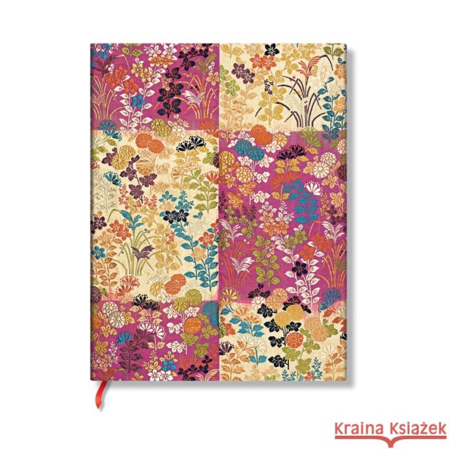 Kara-ori Pink (Japanese Kimono) Ultra Lined Softcover Flexi Journal (Elastic Band Closure) Paperblanks 9781439798157 Paperblanks - książka