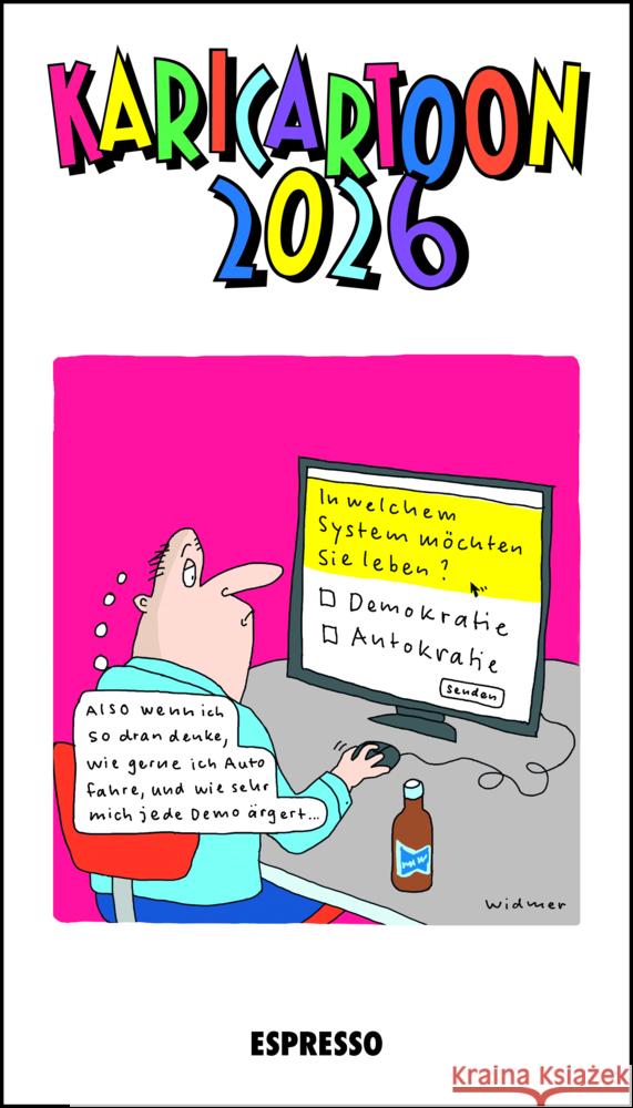 KARICARTOON 2026  9783885208297 Espresso - książka