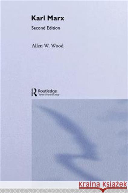 Karl Marx Allen Wood 9780415649483 Routledge - książka