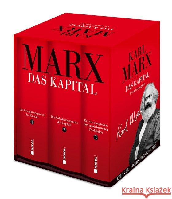 Karl Marx: Das Kapital (Vollständige Gesamtausgabe), 3 Teile Marx, Karl 9783868205961 Nikol Verlag - książka