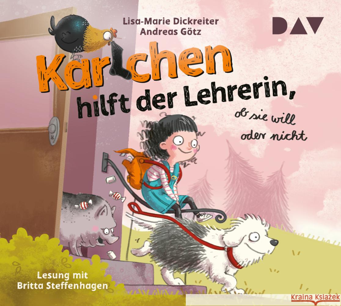 Karlchen hilft der Lehrerin, ob sie will oder nicht, 4 Audio-CD Dickreiter, Lisa-Marie, Götz, Andreas 9783742428844 Der Audio Verlag, DAV - książka