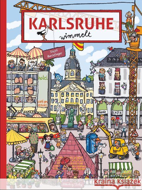 Karlsruhe wimmelt Burlefinger, Steph 9783842521018 Silberburg-Verlag - książka