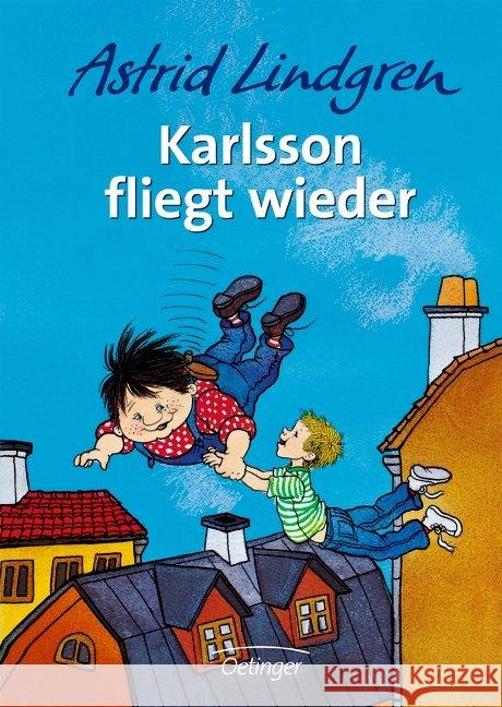 Karlsson fliegt wieder Lindgren, Astrid   9783789141126 Oetinger - książka