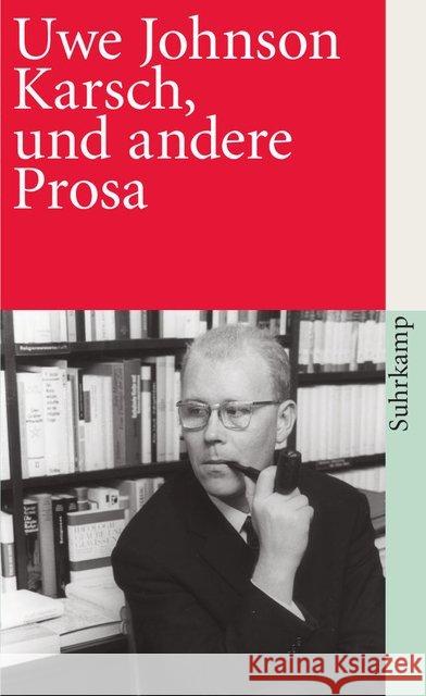 Karsch Und Andere Prosa Uwe Johnson 9783518382530 Suhrkamp Verlag - książka