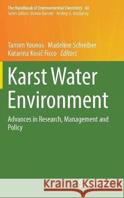 Karst Water Environment: Advances in Research, Management and Policy Younos, Tamim 9783319773674 Springer - książka