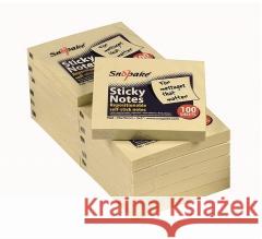 Karteczki Samoprzylepne 76x76 żółte 100 kartek  5017303002391 Snopake - książka