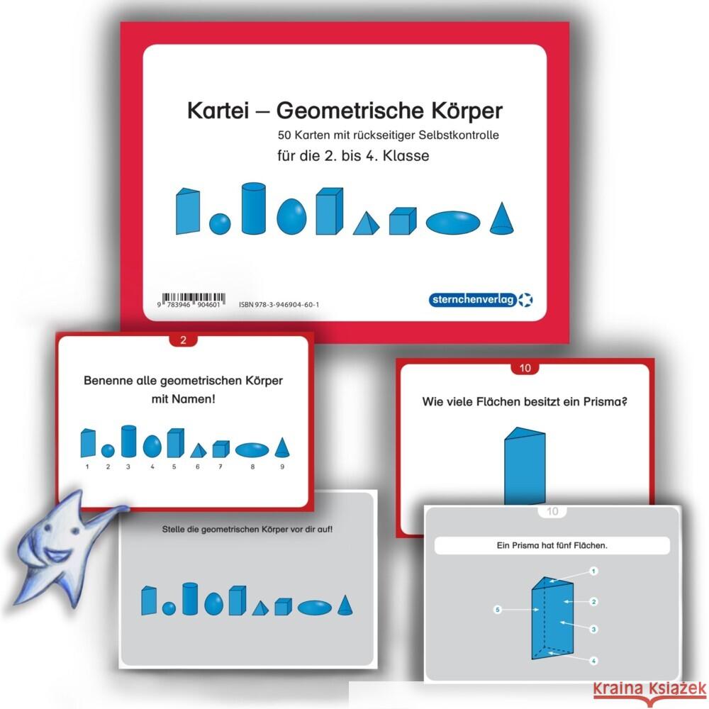 Kartei - Geometrische Körper für die 2. bis 4. Klasse Langhans, Katrin 9783946904601 Sternchenverlag - książka