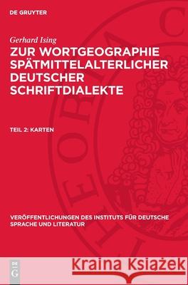 Karten Gerhard Ising 9783112720721 De Gruyter (JL) - książka