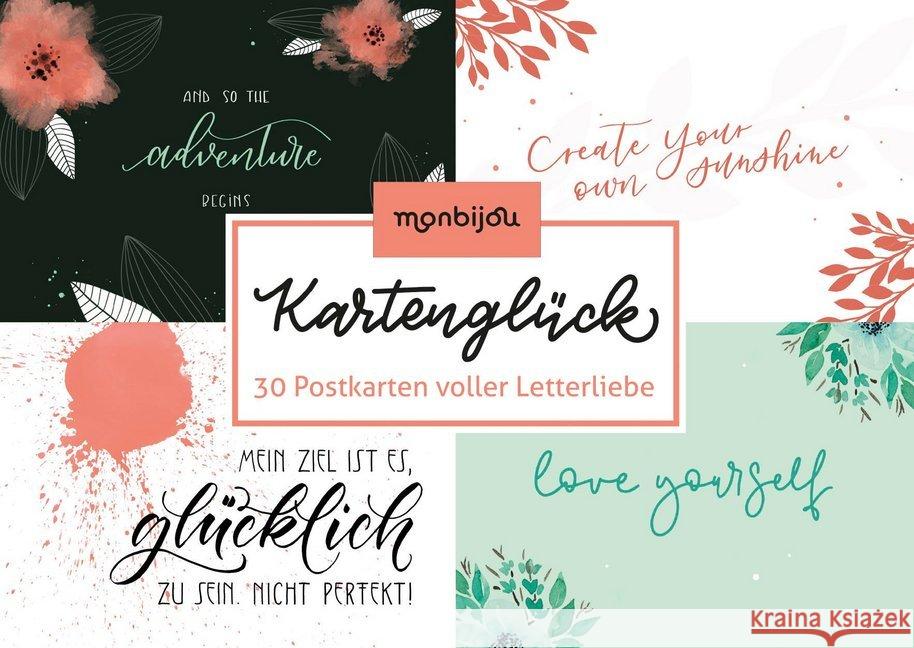 Kartenglück - Letterliebe Landschützer, Cornelia, Magin, Katrin, Pröttl, Tanja 4260188013803 Lingen - książka