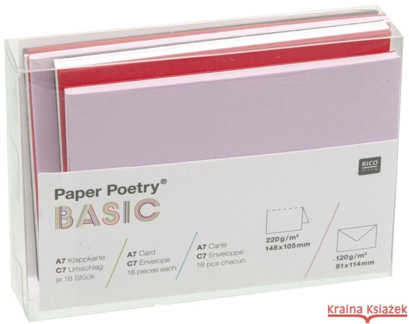 Kartenset Basic Made By Me C7  4051271087449 RICO-Design tap - książka