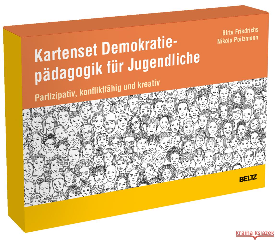 Kartenset Demokratiepädagogik für Jugendliche Friedrichs, Birte, Poitzmann, Nikola 4019172200343 Beltz - książka