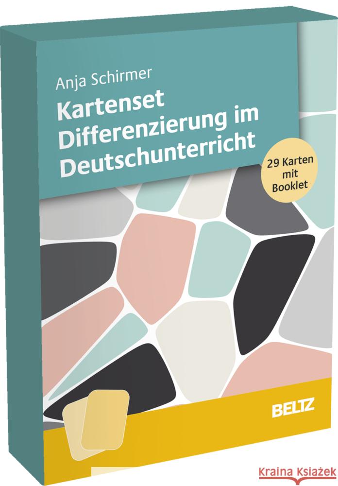 Kartenset Differenzierung im Deutschunterricht Schirmer, Anja 4019172200725 Beltz - książka