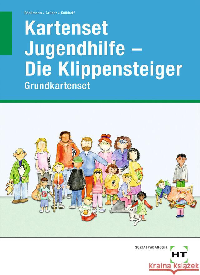 Kartenset Jugendhilfe - Die Klippensteiger Böckmann, Anja, Grüner, Yvonne, Kalkhoff, Simon 9783582400697 Handwerk und Technik - książka