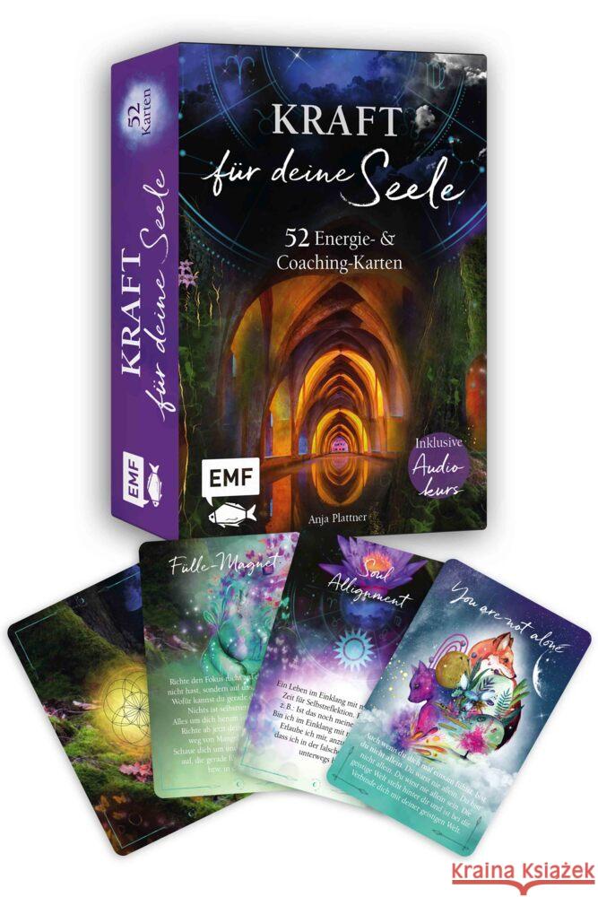 Kartenset: Kraft für deine Seele Plattner, Anja 4260478341920 EMF Edition Michael Fischer - książka