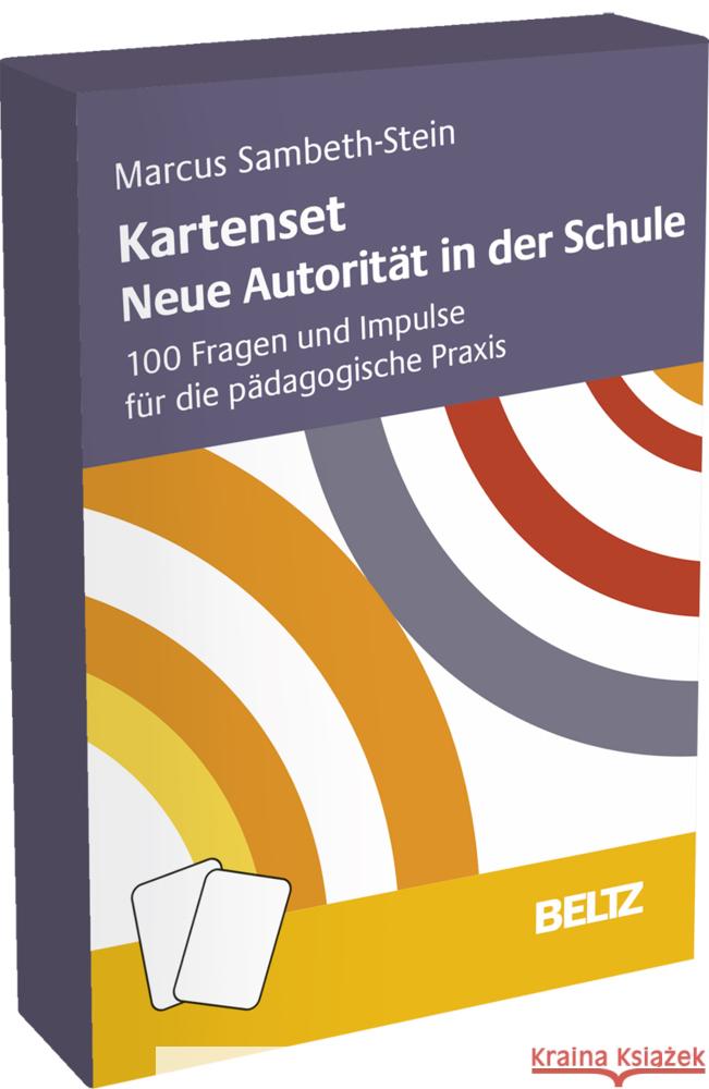 Kartenset Neue Autorität in der Schule Sambeth-Stein, Marcus 4019172200534 Beltz - książka