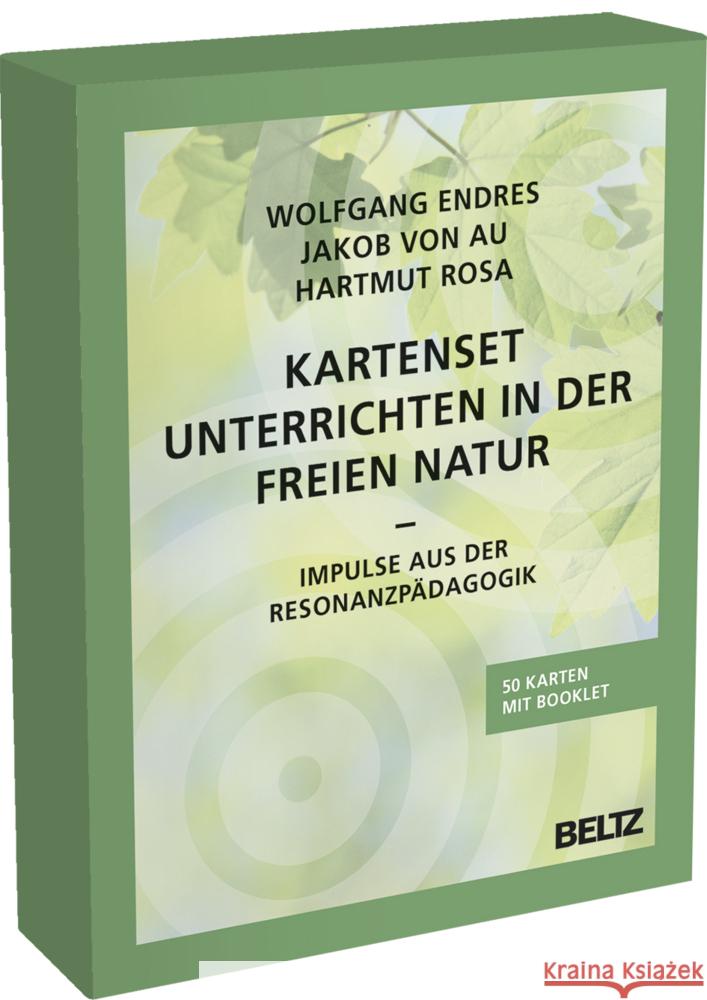 Kartenset Unterrichten in der freien Natur Endres, Wolfgang, Au, Jakob von, Rosa, Hartmut 4019172200848 Beltz - książka